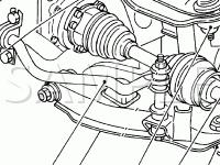 Brake Components Diagram for 2001 Nissan Xterra  3.3 V6 GAS