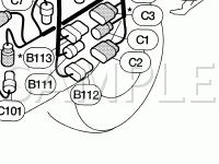 Body No. 2 And Chassis Harness Diagram for 2001 Nissan Xterra  3.3 V6 GAS