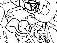 Engine Compartment Diagram for 2001 Nissan Xterra  3.3 V6 GAS