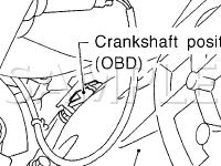 Engine Compartment Diagram for 2001 Nissan Xterra  3.3 V6 GAS