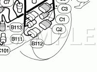 Body No. 2 And Chassis Harness Diagram for 2001 Nissan Xterra  3.3 V6 GAS