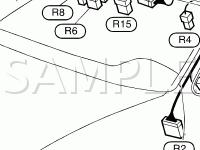Room Lamp Harness Diagram for 2002 Nissan Maxima  3.5 V6 GAS