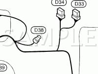Front Door Harness Diagram for 2002 Nissan Maxima  3.5 V6 GAS
