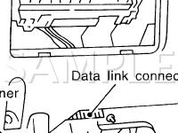 Data Link Connector Diagram for 2002 Nissan Xterra  2.4 L4 GAS