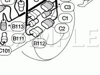 Body No. 2 And Chassis Harness Diagram for 2002 Nissan Xterra  2.4 L4 GAS