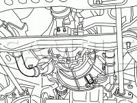 Underbody Components Diagram for 2002 Nissan Xterra  3.3 V6 GAS