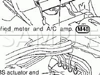 Component Locations Diagram for 2003 Nissan 350Z  3.5 V6 GAS