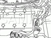 Engine And Emission Control Components Diagram for 2003 Nissan Maxima  3.5 V6 GAS