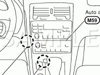 Passenger Compartment Diagram for 2003 Nissan Maxima  3.5 V6 GAS