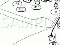 Room Lamp Harness Diagram for 2003 Nissan Maxima  3.5 V6 GAS
