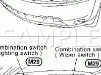 Headlamp Components Diagram for 2003 Nissan Murano  3.5 V6 GAS