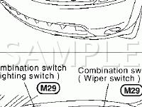 Headlamp Components Diagram for 2003 Nissan Murano  3.5 V6 GAS