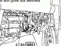 Combination Meters Diagram for 2003 Nissan Murano  3.5 V6 GAS