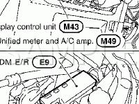 Component Parts And Harness Connector Locations Diagram for 2003 Nissan Murano  3.5 V6 GAS