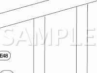 Passenger Compartment Harness Diagram for 2003 Nissan Xterra  3.3 V6 GAS