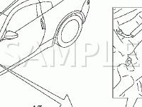 A/T Electrical Parts Locations Diagram for 2004 Nissan 350Z  3.5 V6 GAS