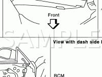 Power Window System Components Diagram for 2004 Nissan 350Z  3.5 V6 GAS