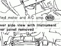 Instrument Panel Diagram for 2004 Nissan 350Z  3.5 V6 GAS