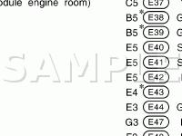 Engine Room Harness Diagram for 2004 Nissan 350Z  3.5 V6 GAS