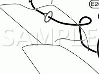 Battery Cable Diagram for 2004 Nissan 350Z  3.5 V6 GAS