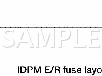 Fog Lamp Component Parts & Harness Connector Location Diagram for 2004 Nissan Maxima  3.5 V6 GAS