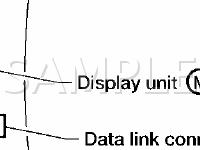 Component Parts & Harness Connector Location Diagram for 2004 Nissan Maxima  3.5 V6 GAS