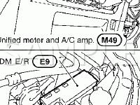 Component Parts And Harness Connector Locations Diagram for 2004 Nissan Murano  3.5 V6 GAS
