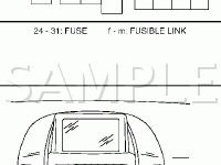 Turn Signal And Hazard Warning Lamps Diagram for 2004 Nissan Pathfinder Armada 5.6 V8 GAS