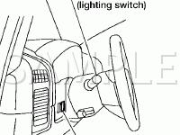 Illumination Components Diagram for 2004 Nissan Pathfinder Armada 5.6 V8 GAS