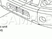 Electrical Units Locations Diagram for 2004 Nissan Pathfinder Armada 5.6 V8 GAS