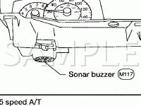 Rear Sonar System Diagram for 2004 Nissan Quest  3.5 V6 GAS