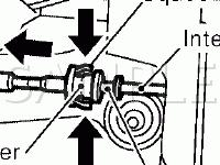 Key Interlock Cable Components Diagram for 2004 Nissan Sentra  2.5 L4 GAS