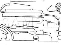 Engine Compartment Diagram for 2004 Nissan Sentra  2.5 L4 GAS