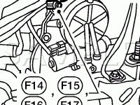 Engine Compartment Diagram for 2004 Nissan Sentra  2.5 L4 GAS