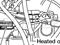 Heated Oxygen Sensor 2 Diagram for 2004 Nissan Xterra  3.3 V6 GAS