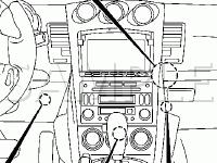 Passenger Compartment Diagram for 2005 Nissan 350Z  3.5 V6 GAS
