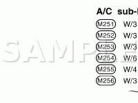 Main Harness Diagram for 2005 Nissan 350Z  3.5 V6 GAS
