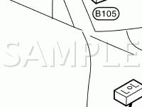Body No. 2 Harness Diagram for 2005 Nissan 350Z  3.5 V6 GAS