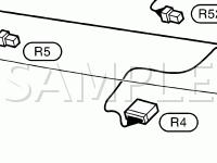 Room Lamp Harness Diagram for 2005 Nissan 350Z  3.5 V6 GAS