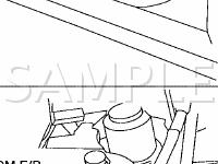 Remote Keyless Entry System and Harness Connector Location Diagram for 2005 Nissan Altima  2.5 L4 GAS
