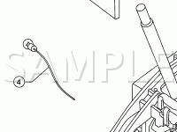 Center Console Component Location Diagram for 2005 Nissan Armada SE OFF-ROAD 5.6 V8 GAS