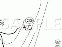 Door Component Location Diagram for 2005 Nissan Armada SE OFF-ROAD 5.6 V8 GAS