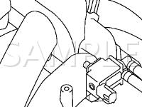 Engine Component Locations Diagram for 2005 Nissan Maxima SL 3.5 V6 GAS