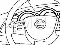 Turn Signal & Hazard Warning Lamps Component Parts & Harness Connector Location Diagram for 2005 Nissan Maxima SE 3.5 V6 GAS