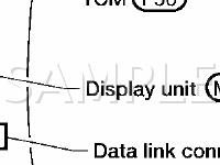 Component Parts & Harness Connector Location Diagram for 2005 Nissan Maxima SL 3.5 V6 GAS