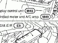 Component Parts And Harness Connector Locations Diagram for 2005 Nissan Murano S 3.5 V6 GAS
