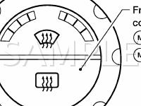 Window Defogger Diagram for 2005 Nissan Pathfinder SE OFF-ROAD 4.0 V6 GAS