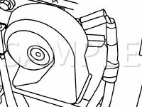 Engine Compartment Diagram for 2005 Nissan Pathfinder SE 4.0 V6 GAS