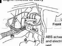 VDC/TCS/ABS Components Diagram for 2005 Nissan Quest S 3.5 V6 GAS