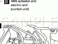 ABS Components Diagram for 2005 Nissan Titan LE 5.6 V8 GAS